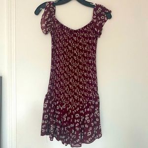 Zara Smocked Floral Dress